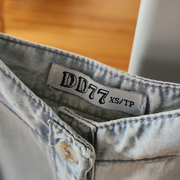 Soft Light Blue Jean Dress - Picture 4 of 4